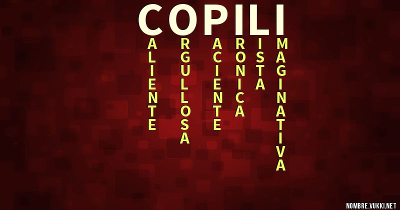 Acróstico copili