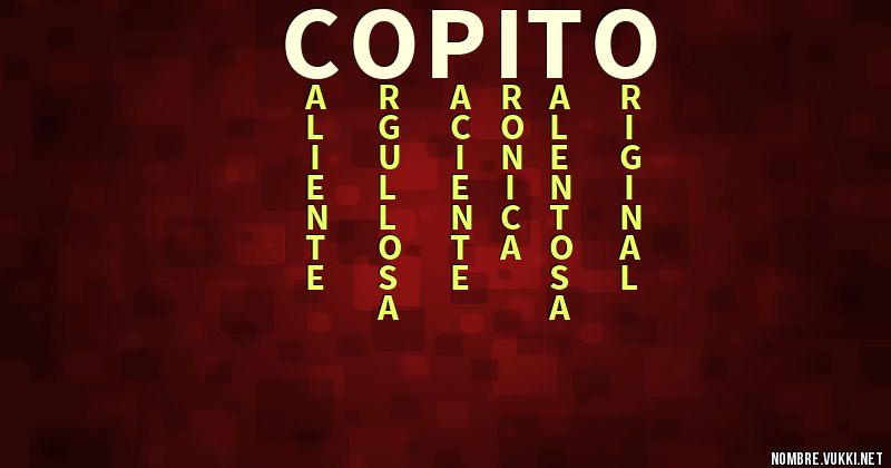 Acróstico copito