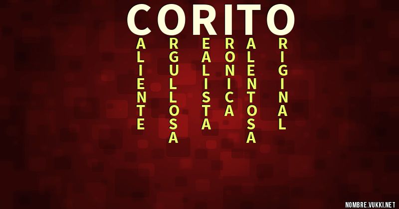 Acróstico corito