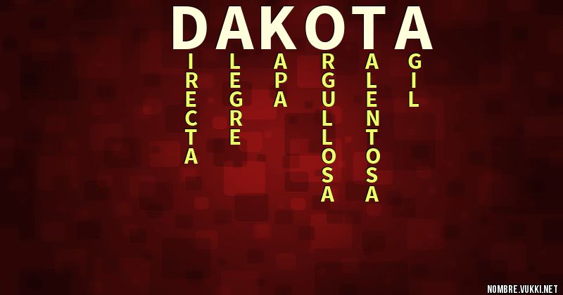 Acróstico dakota