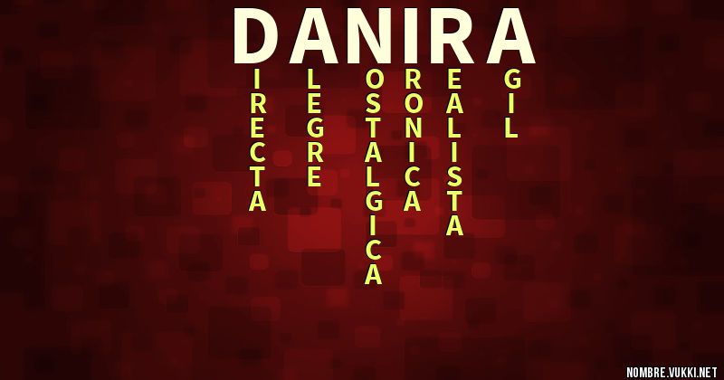Acróstico danira