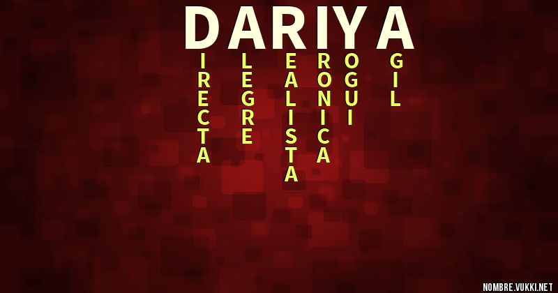 Acróstico dariya
