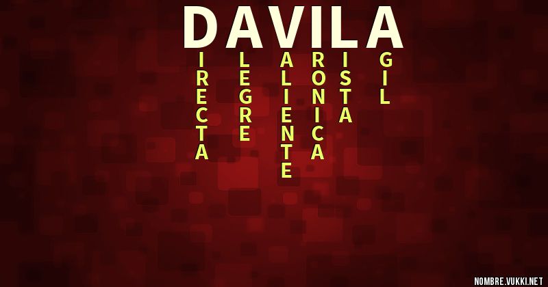 Acróstico davila