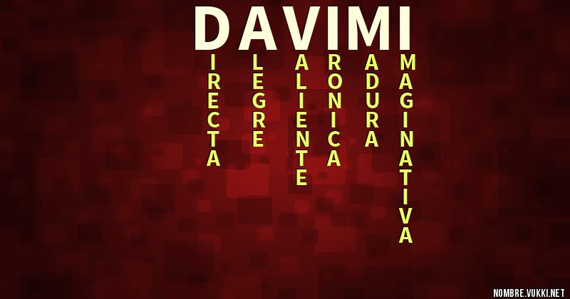 Acróstico davimi