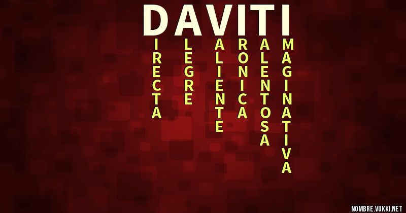 Acróstico daviti