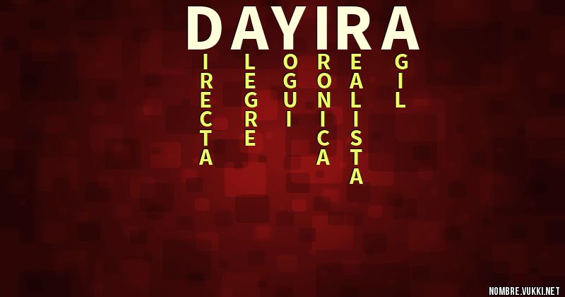 Acróstico dayira