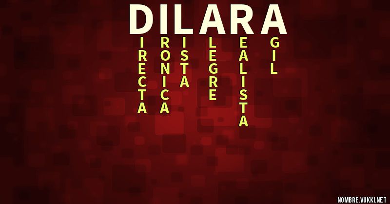 Acróstico dilara