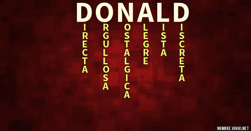 Acróstico donald
