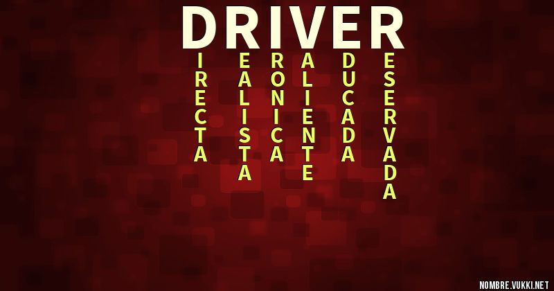 Acróstico driver