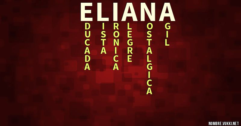 Acróstico elíana