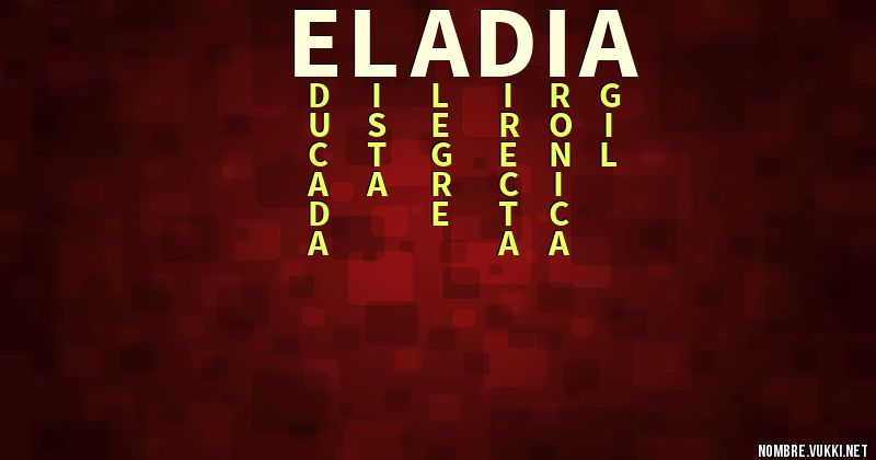 Acróstico eladia