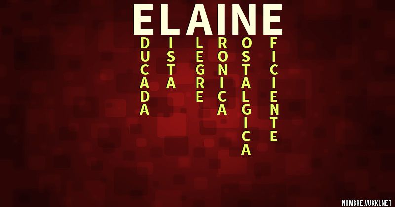 Acróstico elaine