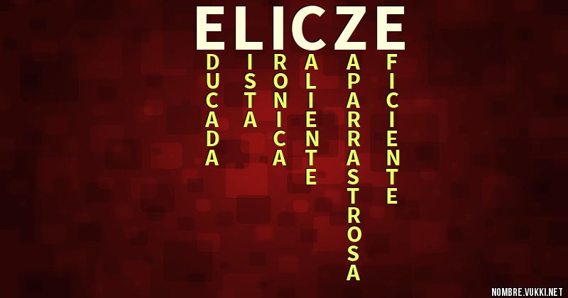 Acróstico elicze