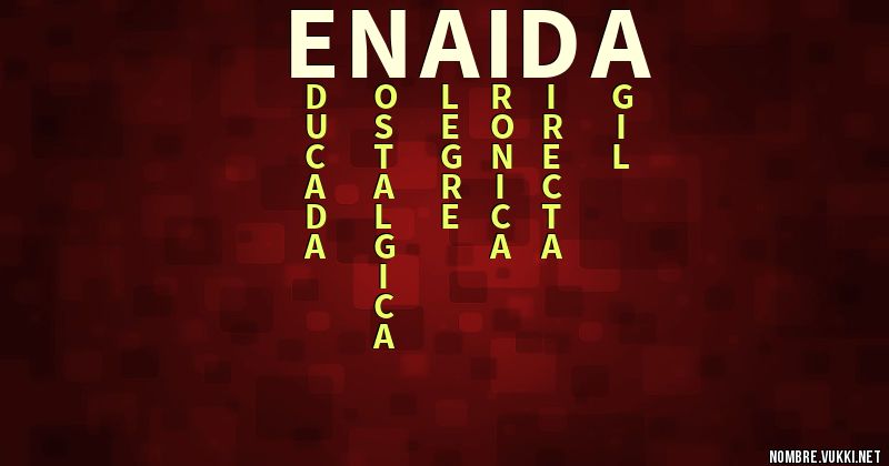 Acróstico enaida