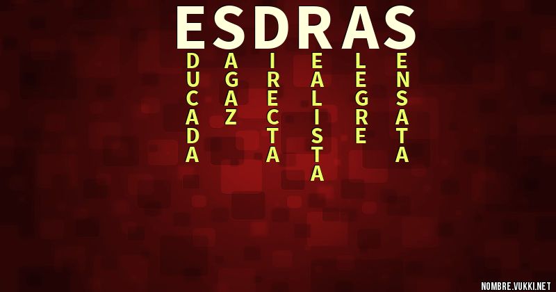 Acróstico esdras