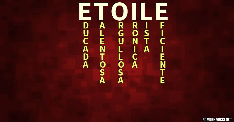 Acróstico etoile
