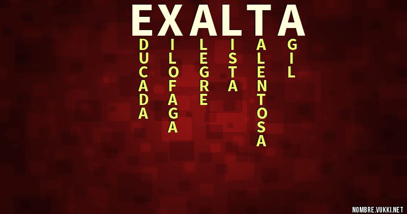 Acróstico exalta