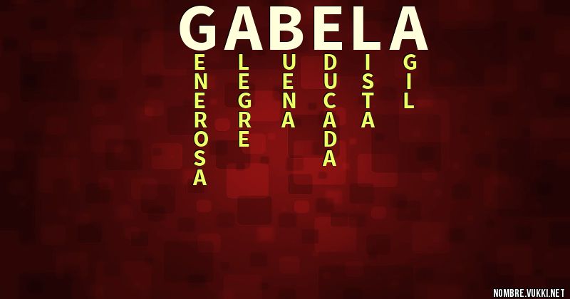 Acróstico gabela