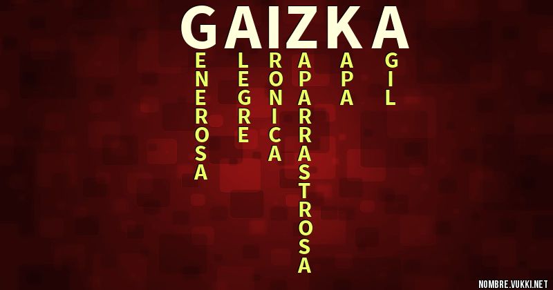 Acróstico gaizka