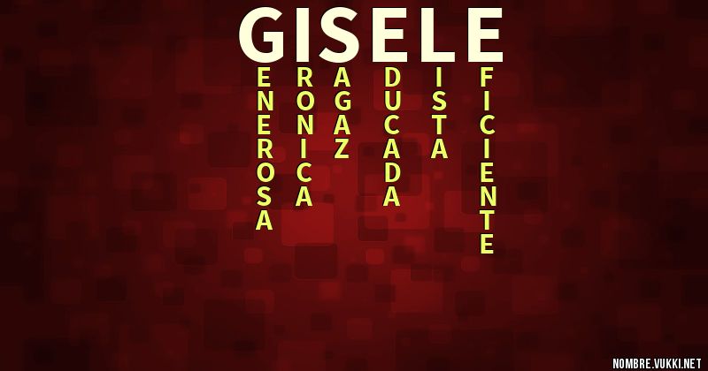 Acróstico gisele