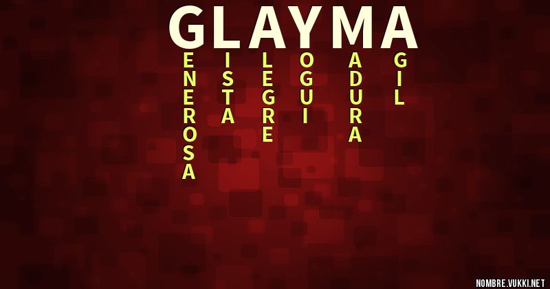 Acróstico glayma