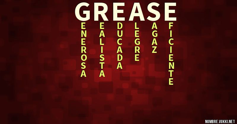 Acróstico grease