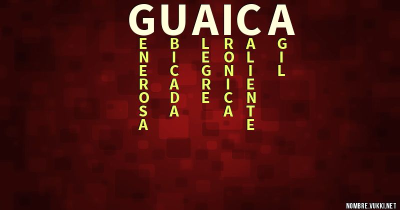 Acróstico guaica