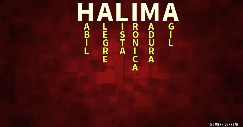 Acróstico halima