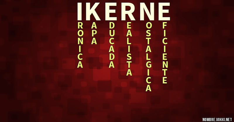Acróstico ikerne