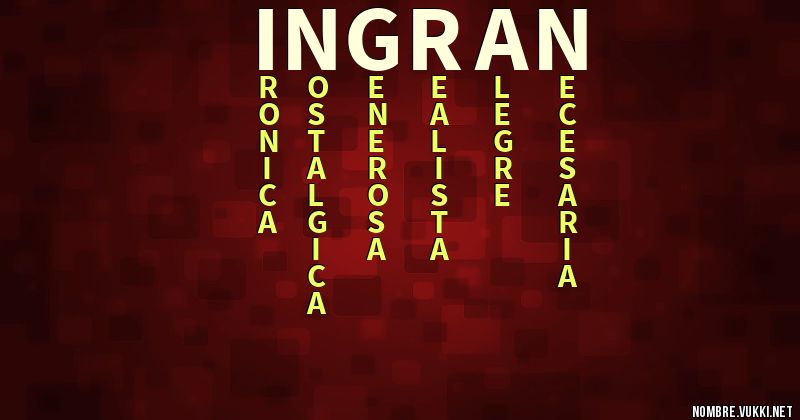 Acróstico ingran