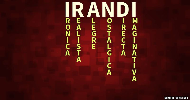 Acróstico irandi