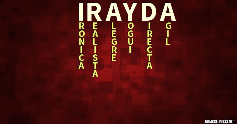 Acróstico irayda