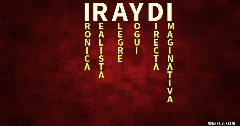 Acróstico iraydi