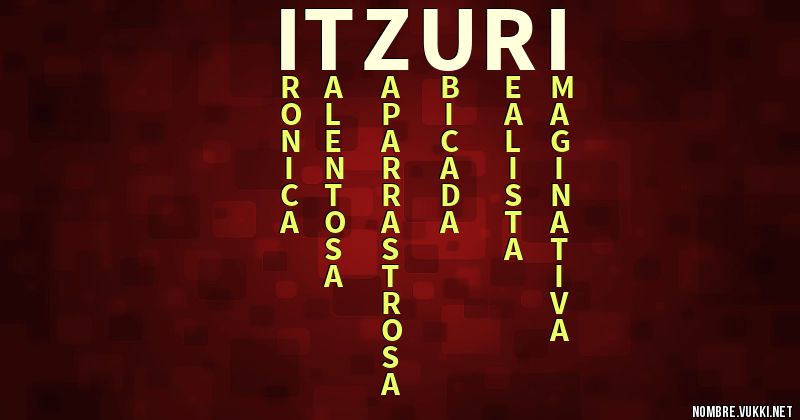 Acróstico itzuri