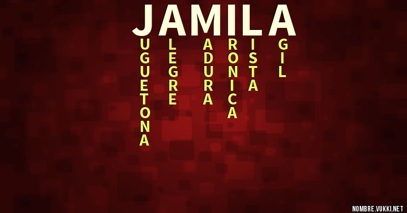 Acróstico jamila