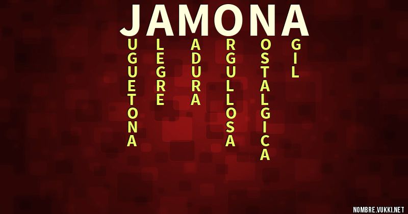 Acróstico jamona