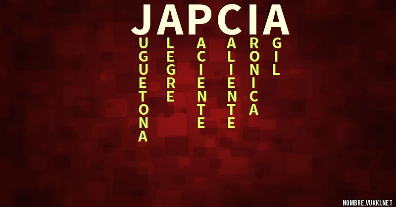 Acróstico japcia