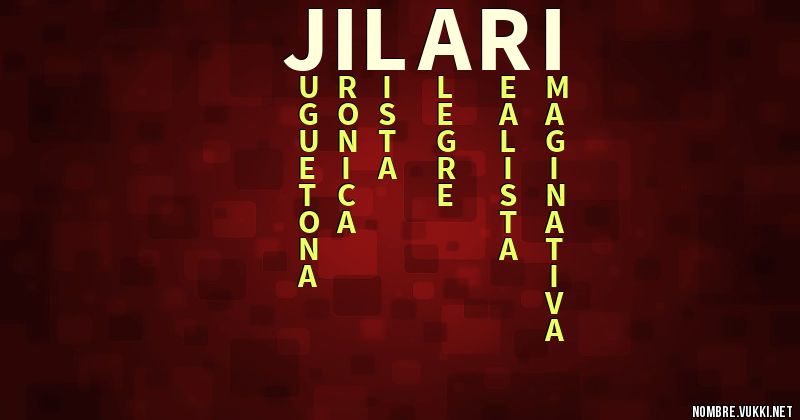 Acróstico jilari