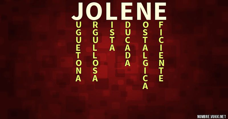 Acróstico jolene