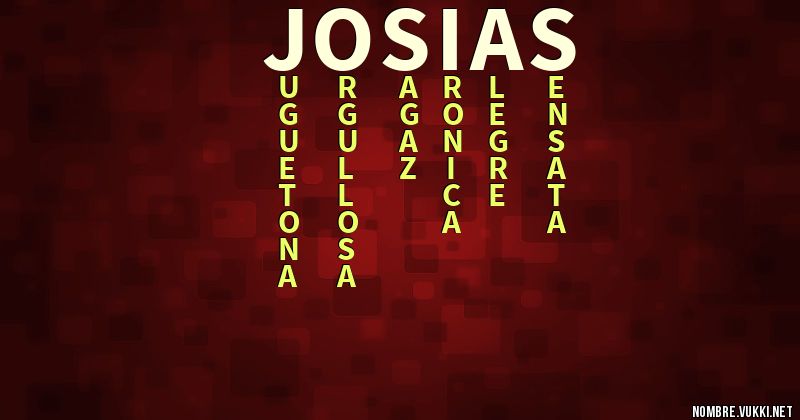 Acróstico josias