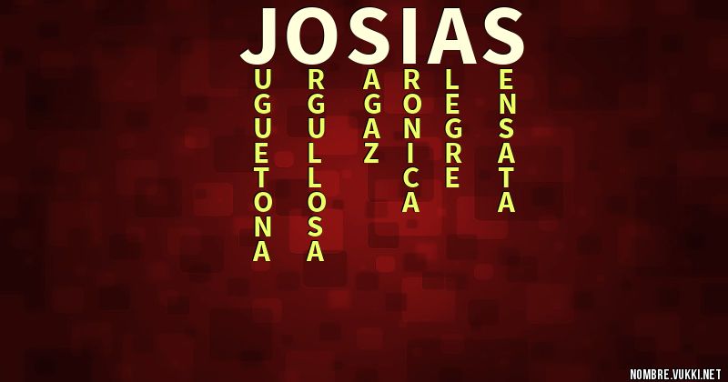 Acróstico josias