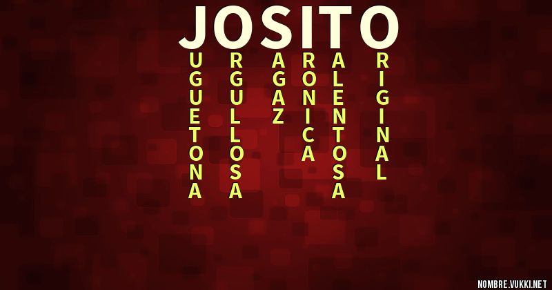 Acróstico josito