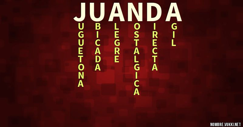 Acróstico juanda