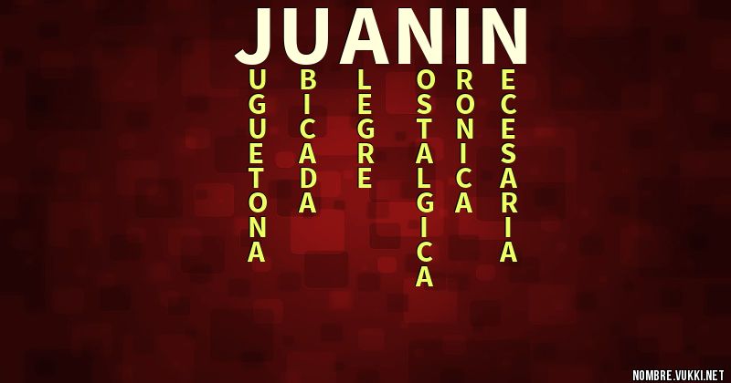 Acróstico juanin