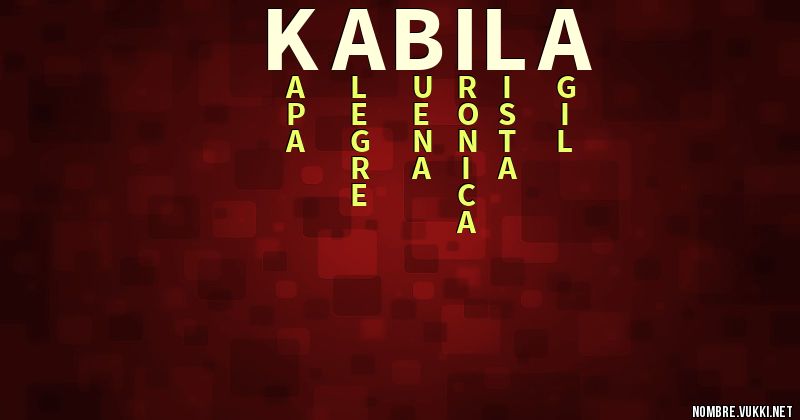 Acróstico kabila