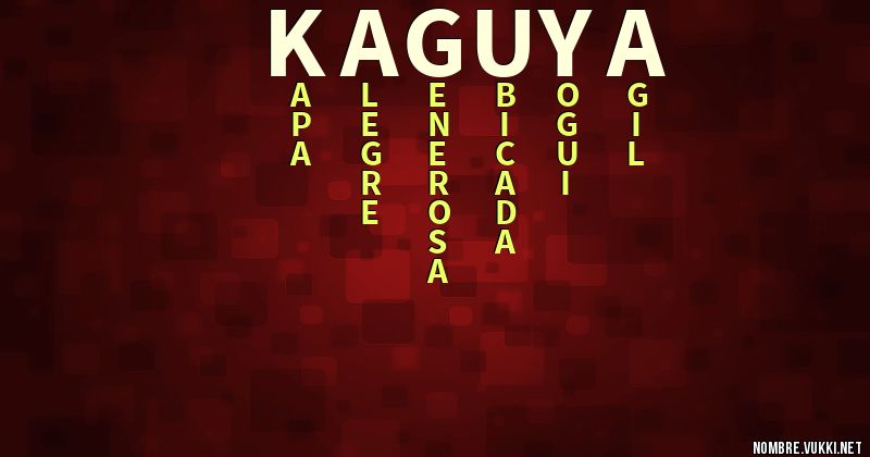 Acróstico kaguya