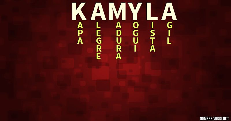 Acróstico kamyla