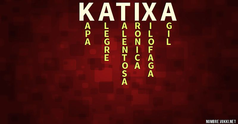 Acróstico katixa