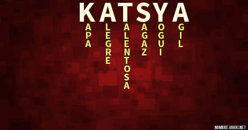 Acróstico katsya