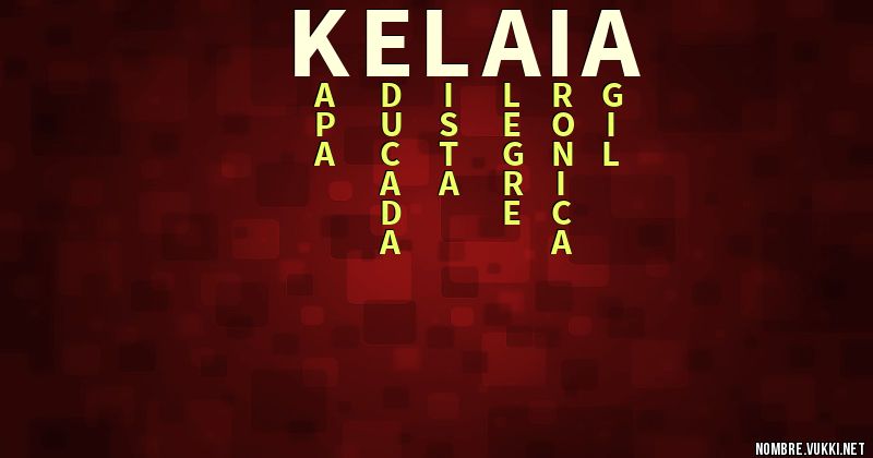 Acróstico kelaìa